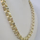 REAL 10k Gold Byzantine Chain Necklace Lobster Clasp 8mm 20" 22" 24" 26" 28" 30"