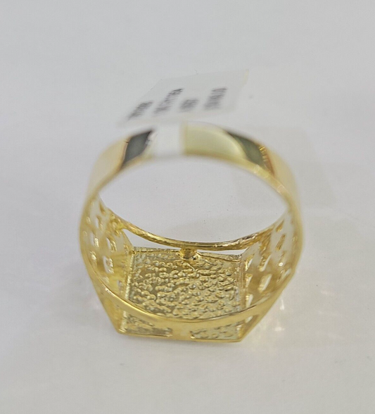 Real 10k Initial D Casual Ring Alphabet Yellow Gold 10kt Genuine