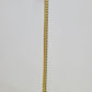 14K Solid Miami Cuban Bracelet Yellow Gold Box Clasp 8" Inch 8mm Link