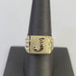 Real 10k Initial J Casual Ring Alphabet Yellow Gold 10kt Genuine