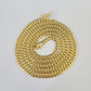 18k Solid Miami Cuban Necklace Chain Yellow Gold 4mm 22" Inch Genuine Real