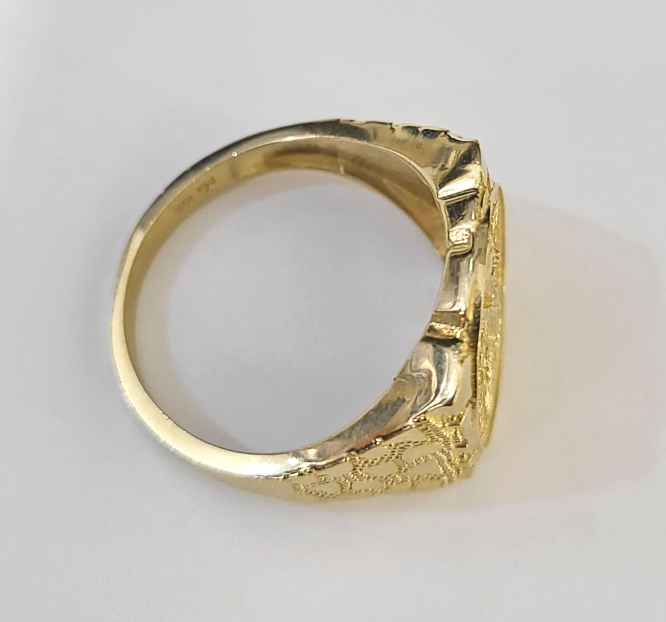 10Ｋゴールド50個 10k & 14k Gold Classic Centenario 50 Pesos Round Ring – Nolters