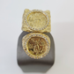10k 50 Pesos Centenario Ring Yellow Gold Men Real Genuine
