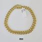 Real 10k Miami Cuban link Bracelet 6mm-11mm 7.5"-9" 10kt Yellow Gold