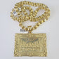 10k Gold Byzantine Necklace Last Supper Charm 20-30 inches 9mm REAL SET Chain