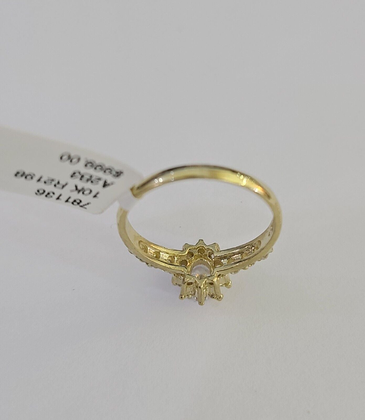 Real 10k Yellow Gold Ring Wedding Engagement Casual 10Kt Genuine