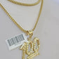 10K Gold Franco Chain 100 Charm Length 18-26 inches 2mm REAL Yellow