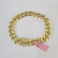 Real 14K Miami Cuban Bracelet Yellow Gold Box Clasp 8.5" Inch 11mm Link Hollow