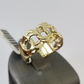 10k Cuban Curb Ring Yellow Gold Women Men Real Genuine 10Kt