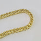 10k Franco Bracelet 8mm 8" Inch Yellow Gold Men Women Link Real 10kt
