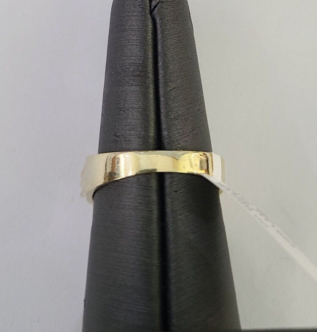 Real 10k Nugget Ring Yellow Gold Casual Ring 10kt Genuine