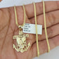 10K Franco Chain Eagle Anchor Pendant Charm Necklace 16"-24" 2mm Gold SET Yellow