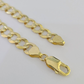 10k Solid Cuban Curb Link Bracelet Gold 8mm 8 Inches Real Yellow Gold