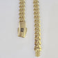 Real 10K Royal Monaco Chain Box Clasp 9mm Gold Necklace 10Kt 24" Genuine