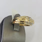 Real 10k Diamond Mens Ring Band Yellow Gold Wedding Genuine Natural