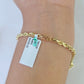 Solid Real 10K Rope Bracelet Yellow Gold  8" Inch 3mm 10kt Real gold men women