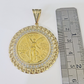 10k Centenario Coin Charm Yellow Gold 50 Pesos 1947 Mexico/Mexican Coin