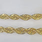 10k REAL Yellow Gold Rope Chain Necklace 16mm 20" Men's Thick 10kt