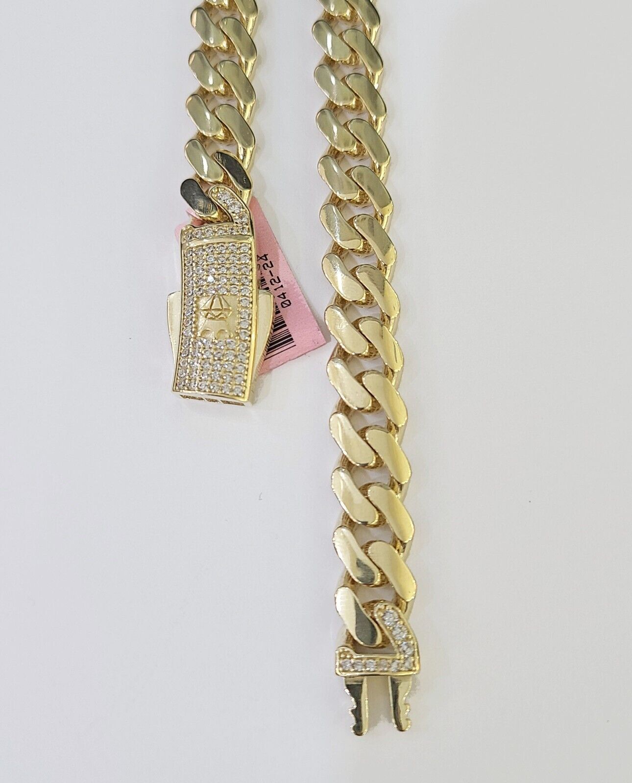 Real 14k Royal Monaco Link Chain 9mm 20-26 inches Yellow Gold Genuine