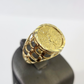10k 50 Pesos Coin Centenario Ring Yellow Gold Men Real Genuine