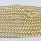 Real 10k Royal Monaco Chain 7mm 16-24 inches Necklace Yellow Gold Box Clasp