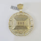 10K Miami Cuban Chain Last Supper Pendent Charm Yellow Gold 6mm 18"-26" Inch