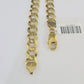 10k Cuban Curb Link Bracelet Yellow Gold 8mm 8.5 Inches Men Women Real