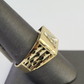 Real 10k Initial A Casual Ring Alphabet Yellow Gold 10kt Genuine