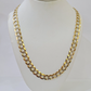 14k Gold chain Solid Necklace Cuban Curb Link REAL 8mm 20- 30 Inch Mens DISCOUNT