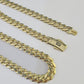 Real 10K Royal Monaco Chain Box Clasp 7mm Gold Necklace 10Kt 24" Genuine