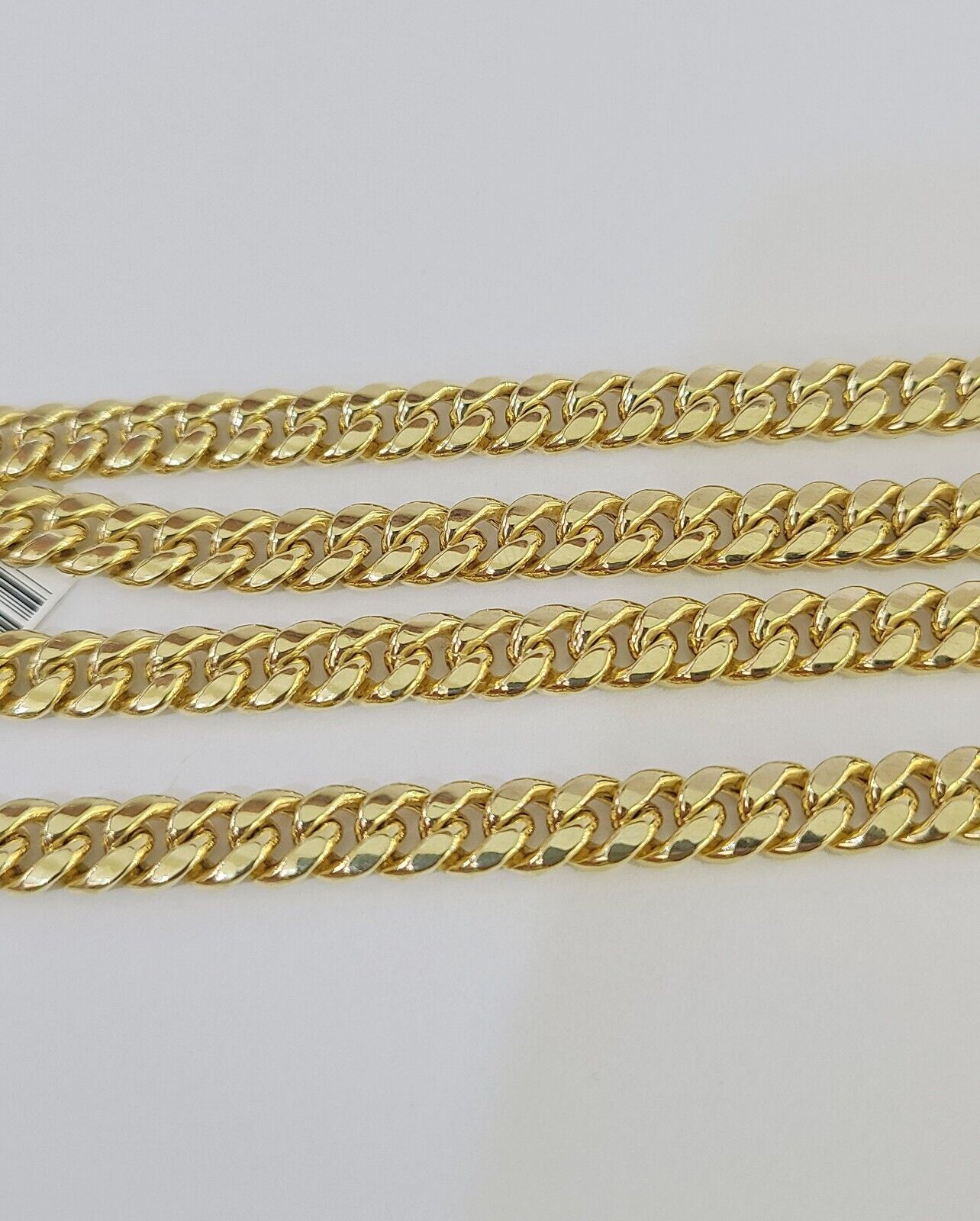 10K Miami Cuban Link Chain Yellow Gold Real 6mm 26 inch Necklace