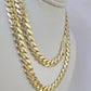 Real 10K Royal Monaco Chain Box Clasp 7mm Gold Necklace 10Kt 24" Genuine