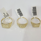 10k Nugget Ring Yellow Gold Women Men Real Genuine 10Kt