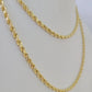 14k Real Rope Chain Yellow Gold 2.5mm 18"-26" Inch Men Women Genuine Necklace