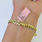 Real 14k Yellow Gold Miami Cuban link Bracelet 6mm 7.5"-9" Inch Solid