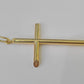 Real 10K Jesus Crucifix Cross Pendant 2.5" Yellow Gold Charm Genuine