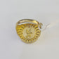 Real 10k Ring Eagle Fancy Design Yellow Gold Men Casual 10kt