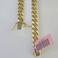 14k 8mm Miami Cuban Link Chain Yellow Gold Necklace 20"-30" Inches Real