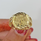 10k 50 Pesos Coin Centenario Ring Yellow Gold Men Real Genuine