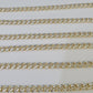 Real 10k Royal Monaco Chain 8mm Diamond Cut 18-26 inches Yellow Gold