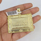 10K Franco Chain Last Supper Pendant Charm Necklace 20"-28" 4mm Yellow Gold SET