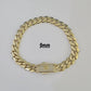 Real 10k Gold Monaco Bracelet 7mm-11mm 8"-8.5" 10kt Yellow