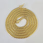 18k Solid Miami Cuban Necklace Chain Yellow Gold 4mm 28" Inch Genuine Real