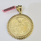 14k Centenario Charm Yellow Gold 50 Pesos 1947 Mexico Mexican Pendant Real 14kt