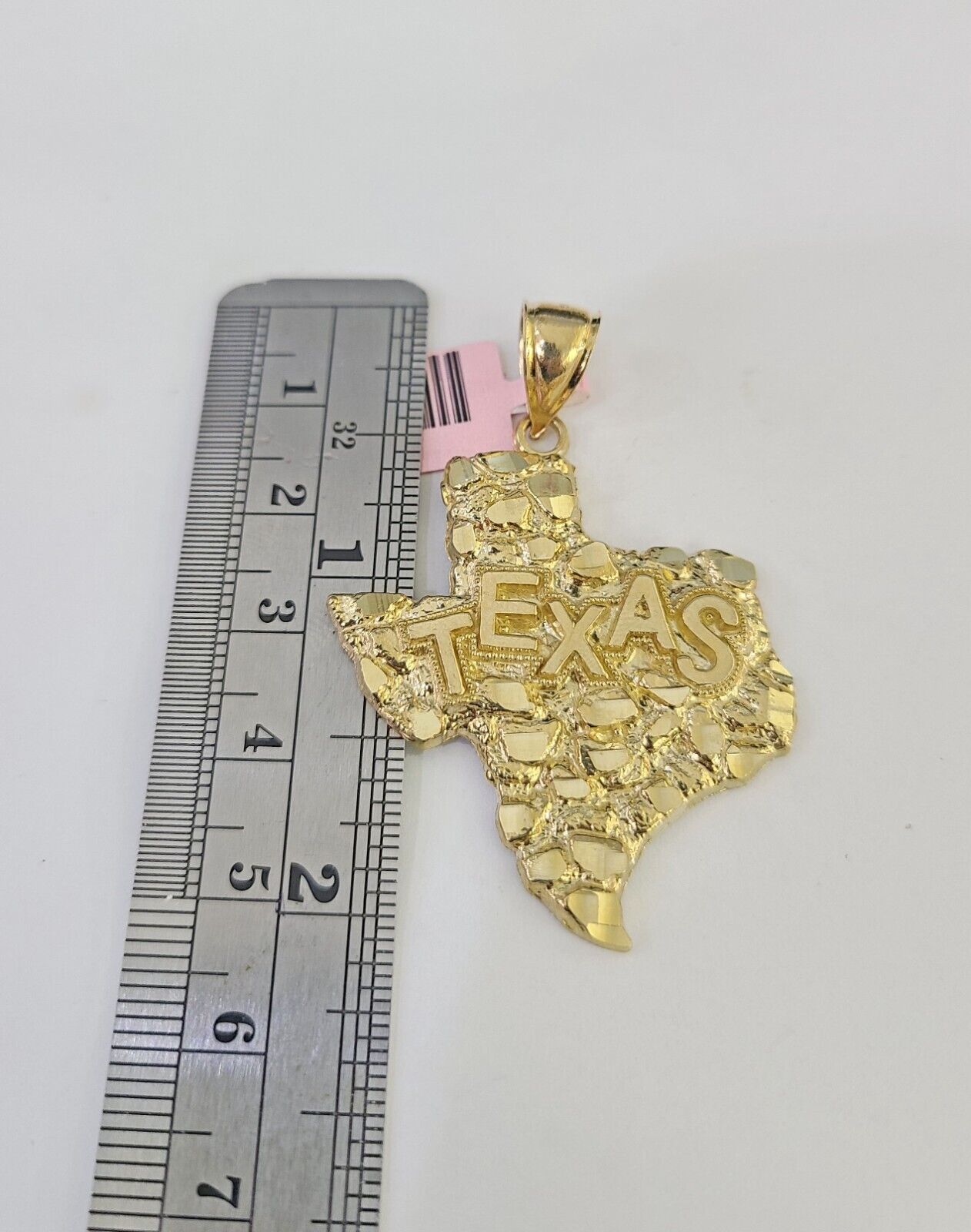 Real 14k Rope Chain Texas Map Charm Set 6mm 18"-26" Necklace Yellow Gold