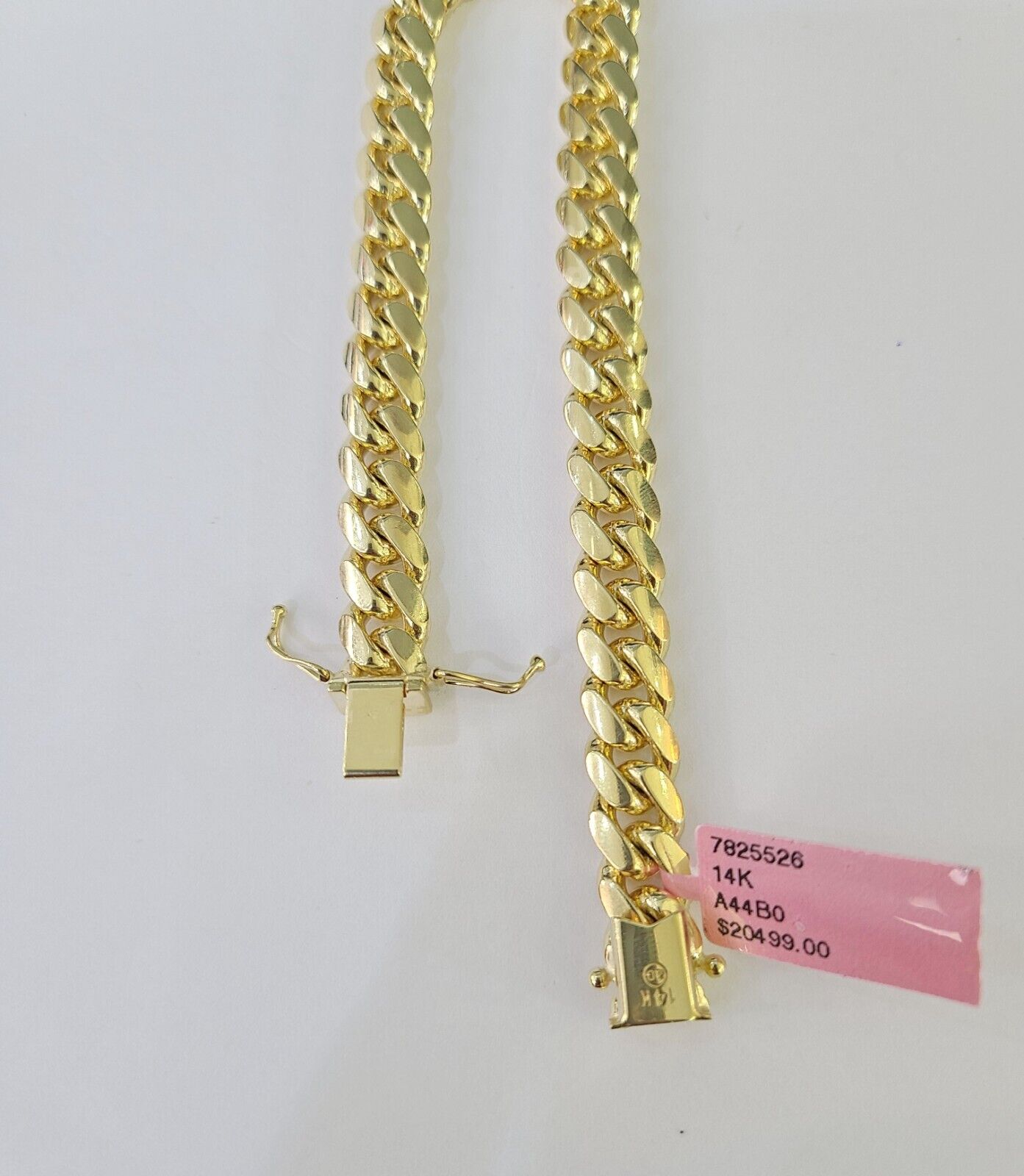 Real 14k Miami Cuban link Bracelet Yellow Gold 8mm 7.5" 8" 8.5" 9" Inch Solid