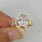 Real 10k Yellow Gold Ring Wedding Engagement Casual 10Kt Genuine