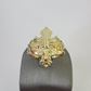 Real 10k Jesus Crucifix Cross Ring Band Yellow Gold Mens Casual Ring 10kt Size 8