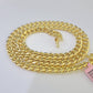 14k 6mm Miami Cuban Link Chain Yellow Gold Necklace 18"-26" Inches Real