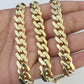 Real 10k Royal Monaco Chain 9mm 20-30 inches Necklace Yellow Gold Box Clasp